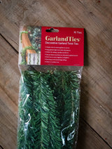 14” Noble Pine Garland Ties - 10 Pack