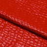 Gator Hipster PU Coated Spandex Fabric - Purple, Gunmetal, Red, Black Gator Embossed, 54" Width (1 Yard)