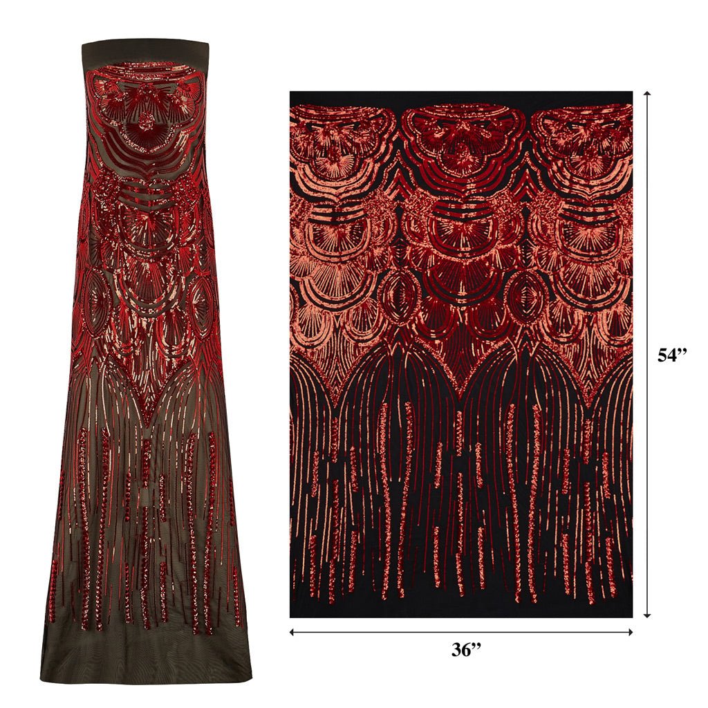Stretch Mesh Sequin Fabric