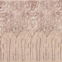 Gatsby Stretch Mesh Sequin Fabric - Black/Black, Black/Silver, Black/Red, Tan/Rose Gold, 54" Width (1 Yard)