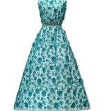 Beaded 3D Floral Lace Fabric