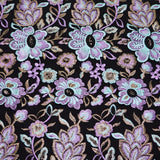 Embroidered Mesh Floral Fabric