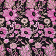 Embroidered Mesh Floral Fabric