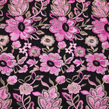 Genevieve Embroidered Mesh Fabric - Floral Pattern, 58" Width (1 Yard)