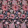Genevieve Embroidered Mesh Polyester Fabric - Floral Embroidery, 58" Width (1 Yard)