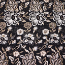 Genevieve Embroidered Mesh Polyester Fabric - Floral Embroidery, 58" Width (1 Yard)