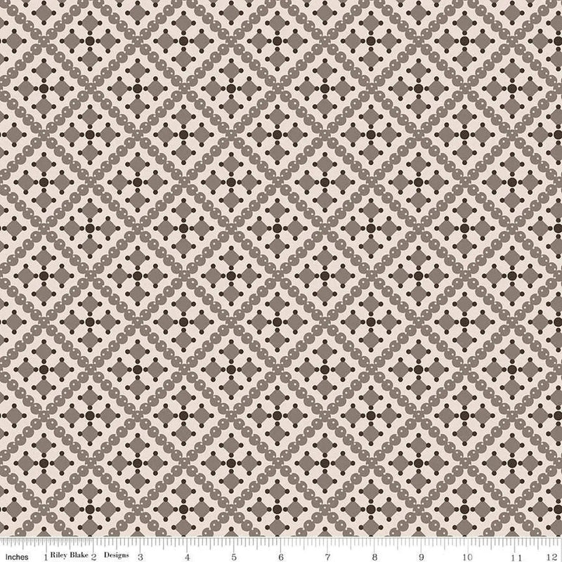 Cotton Wideback Fabric Pebble Geometric Print 107/108"