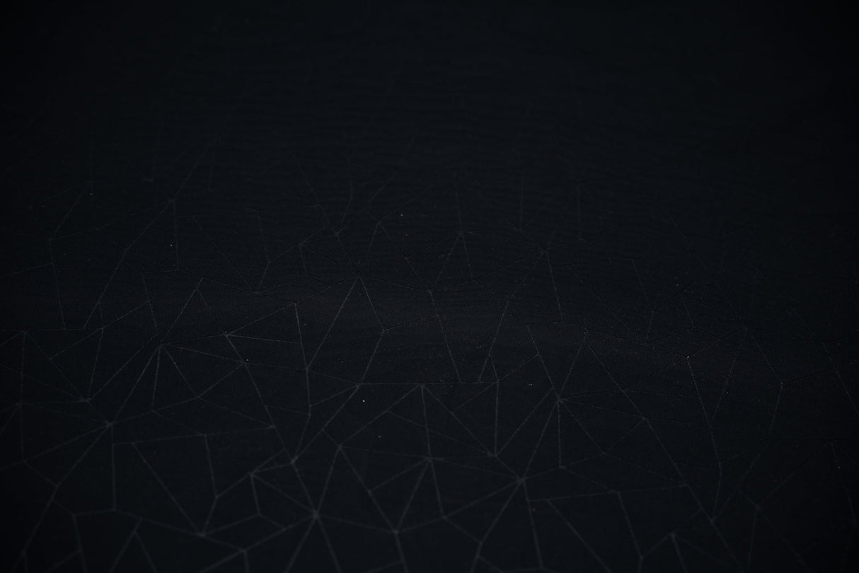 Geometric Embossed Matte Nylon Spandex Tricot Fabric - Geometric Embossed Matte, Blue, 58" Width (1 Yard)