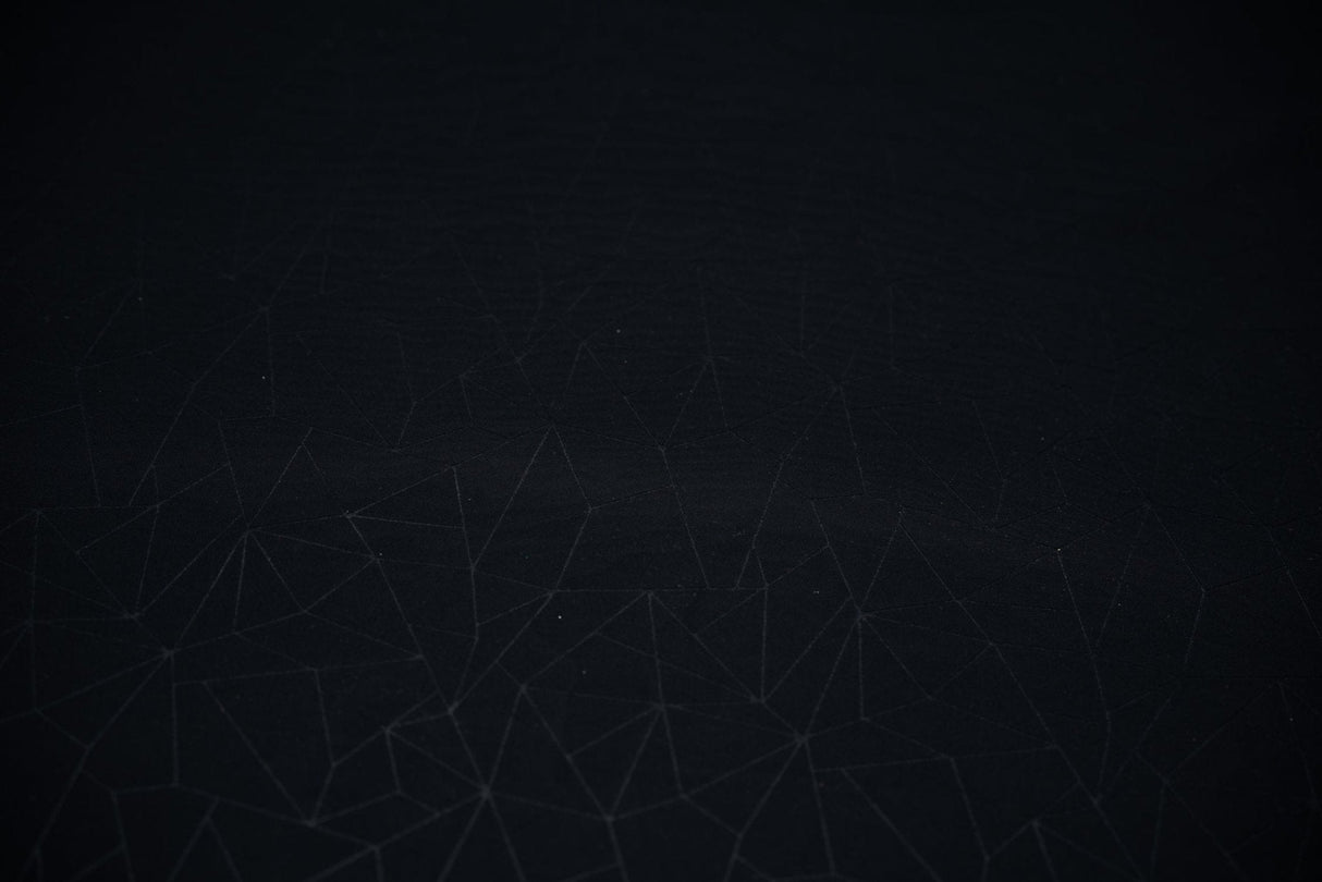 Geometric Embossed Matte Nylon Spandex Tricot Fabric - Geometric Embossed, Blue, 58" Width (1 Yard)