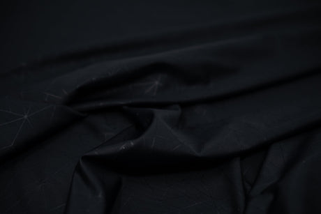 Embossed Matte Nylon Spandex Tricot Fabric Blue
