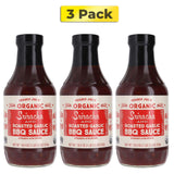 Trader Joe's Organic Sriracha and Roasted Garlic BBQ Sauce Bundle | 19.5 oz