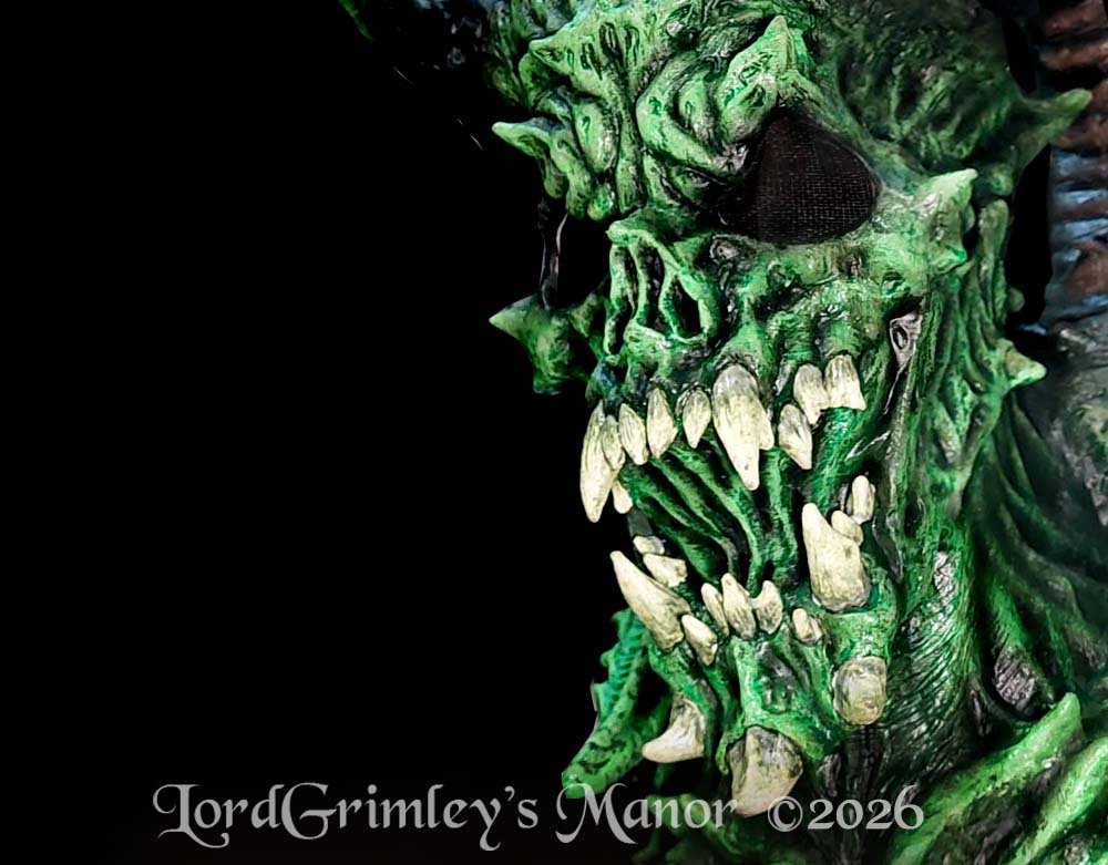 PREORDER Lord of the Two Horns NEON Variant - Baal Hammon - Latex Mask