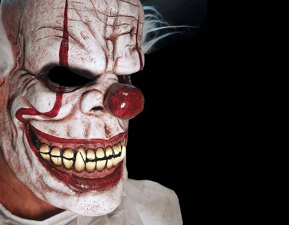 Jester Circus Clown - Halloween Latex Mask