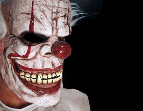 Jester Circus Clown - Halloween Latex Mask