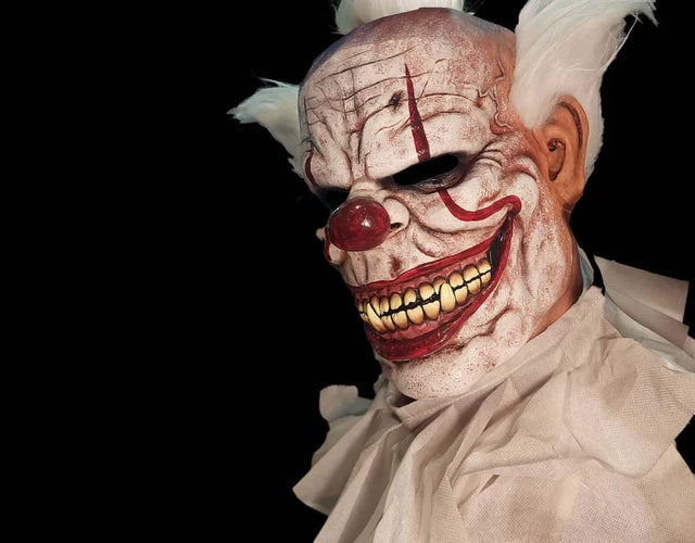 Jester Circus Clown - Halloween Latex Mask