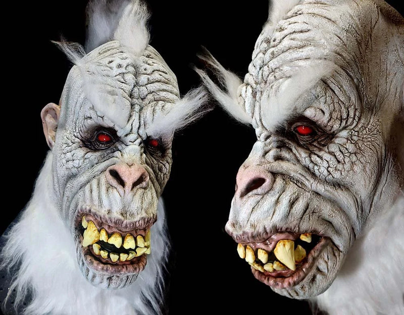 Winter White Punk Yeti - Halloween Mask