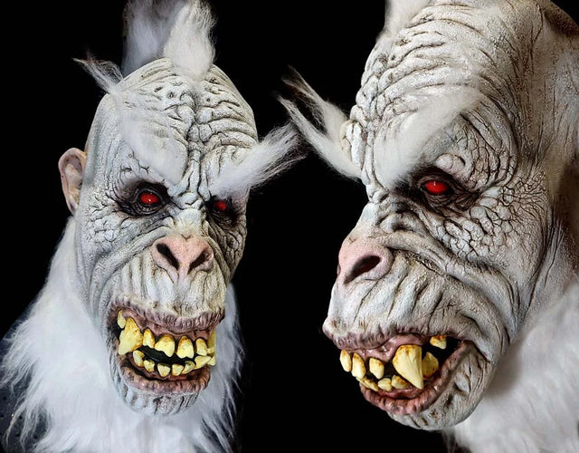 Winter White Punk Yeti - Halloween Mask