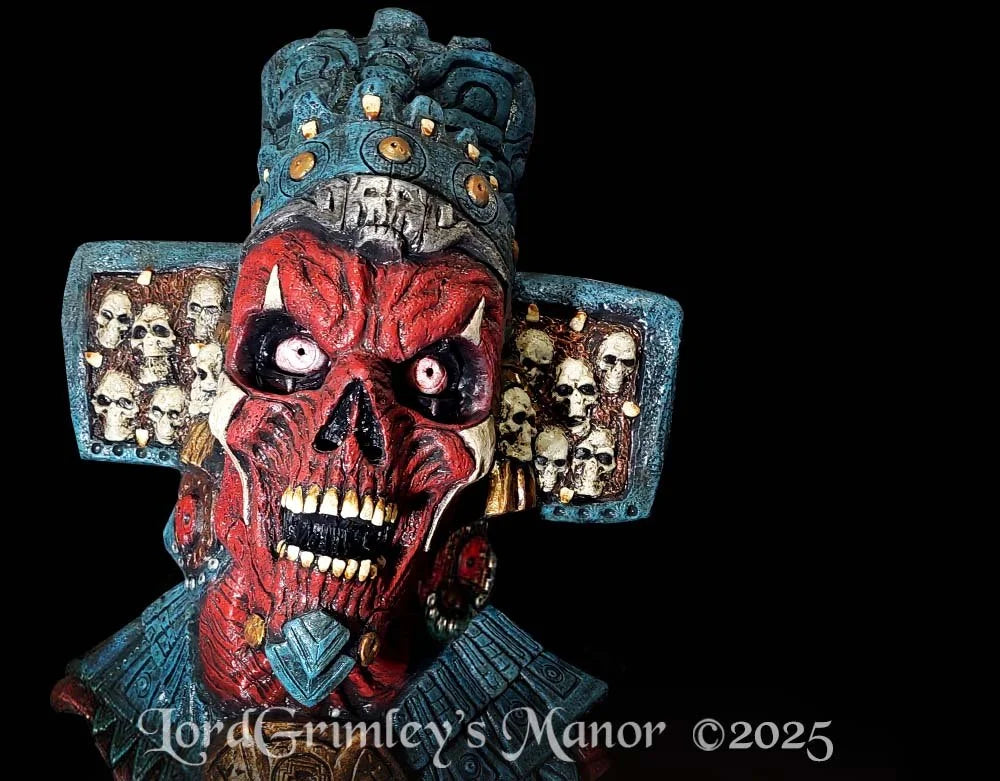 Mictlantecuhtli (Mictlāntēcutli) - Aztec God of Death - Oversized Latex Mask