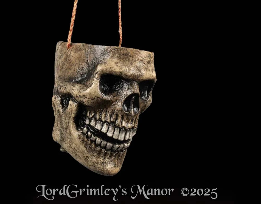 Sulking Skeleton - Tan Skin Bag - Candy Pail