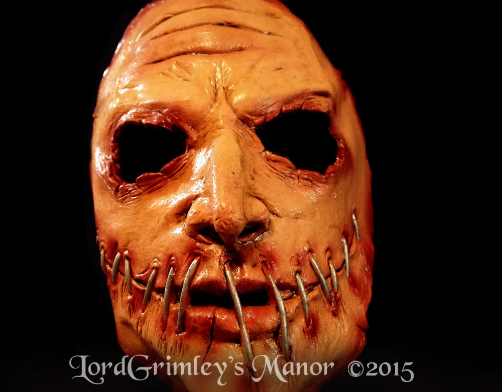 Wired Shut Serial Killer - Halloween Latex - Half Mask (09)
