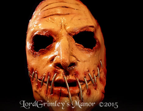 Wired Shut Serial Killer - Halloween Latex - Half Mask (09)