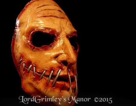 Wired Shut Serial Killer - Halloween Latex - Half Mask (09)