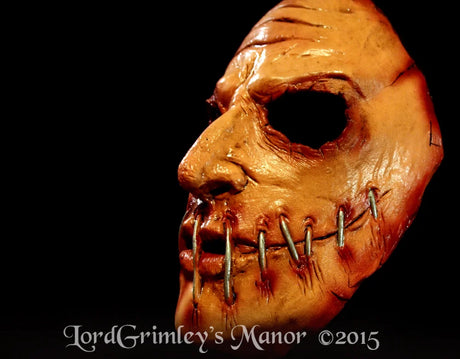 Wired Shut Serial Killer - Halloween Latex - Half Mask (09)