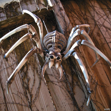 32-Inch Giant Spider Skeleton Halloween Yard Decoration
