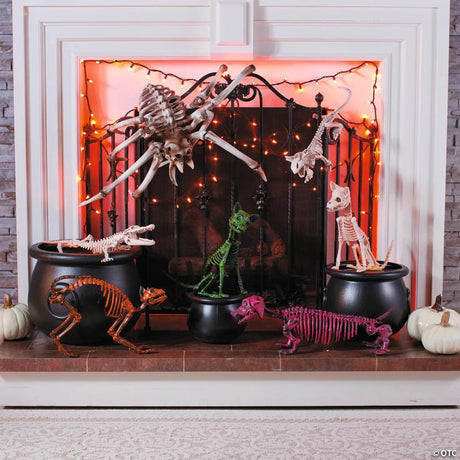 32-Inch Giant Spider Skeleton Halloween Yard Decoration