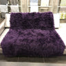 Faux Fur Throw Blanket 60" x 50" Shaggy Long Pile
