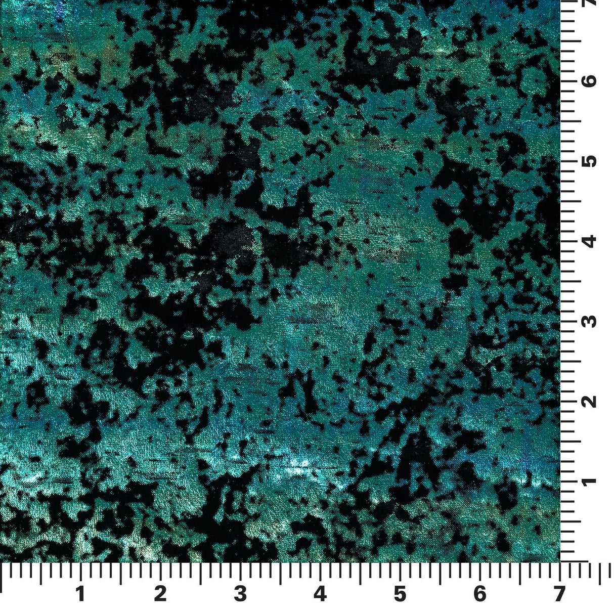 Stretch Velvet Foil Fabric