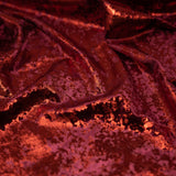 Stretch Velvet Foil Fabric