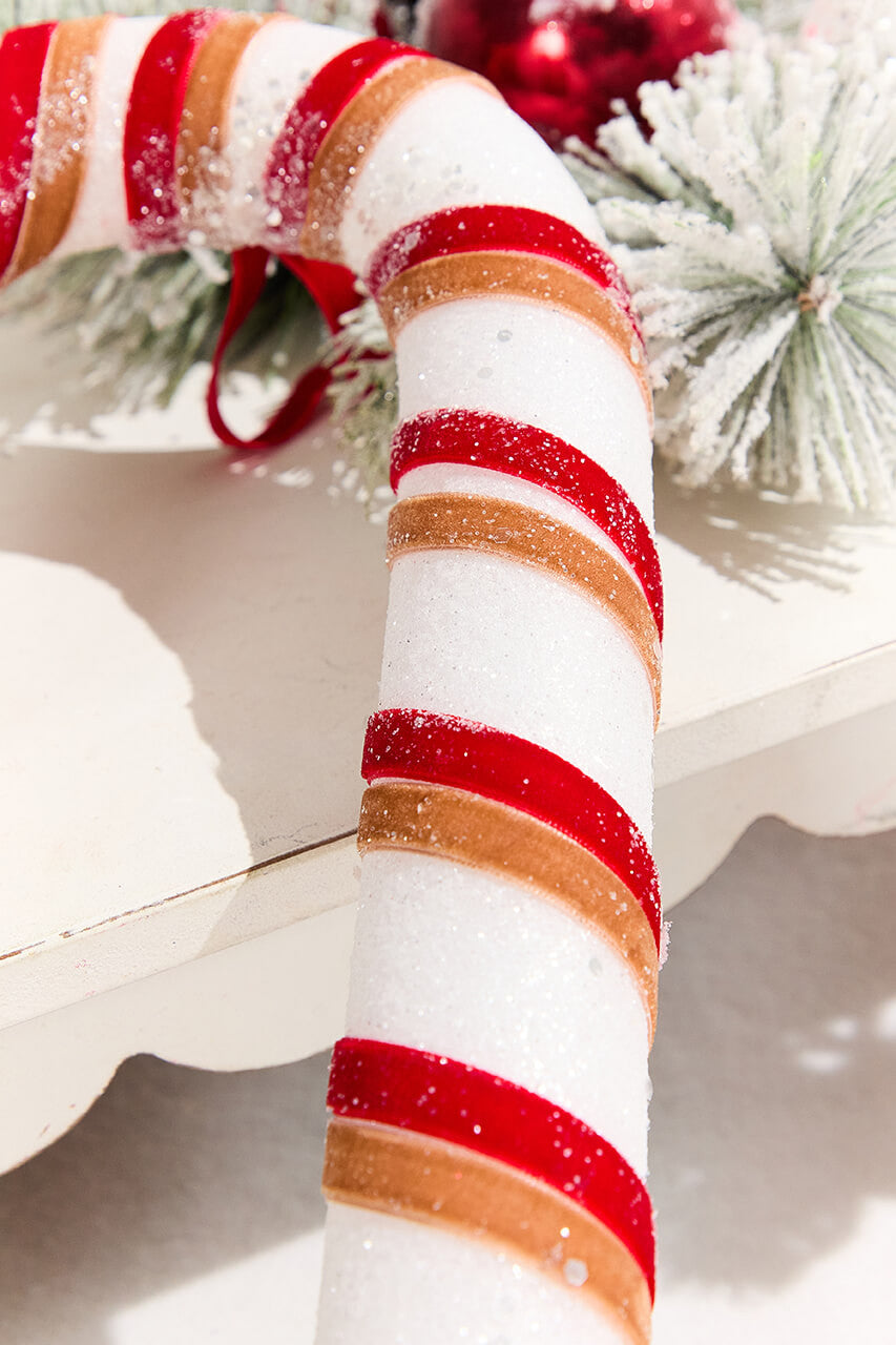 Gingerbread Candy Cane Ornament 18 Inch Christmas Decor