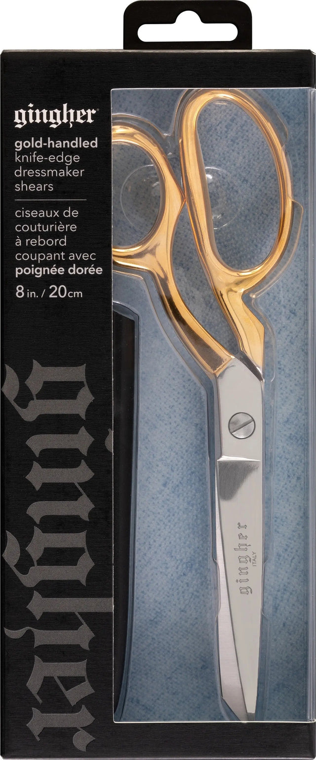 Gingher 8in Gold-Handled Dressmaker Shears