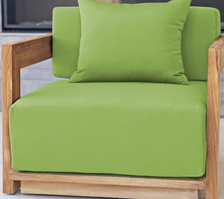 Sunbrella Acrylic Fabric - Green Ginkgo Canvas, 54" Width (1 Yard)