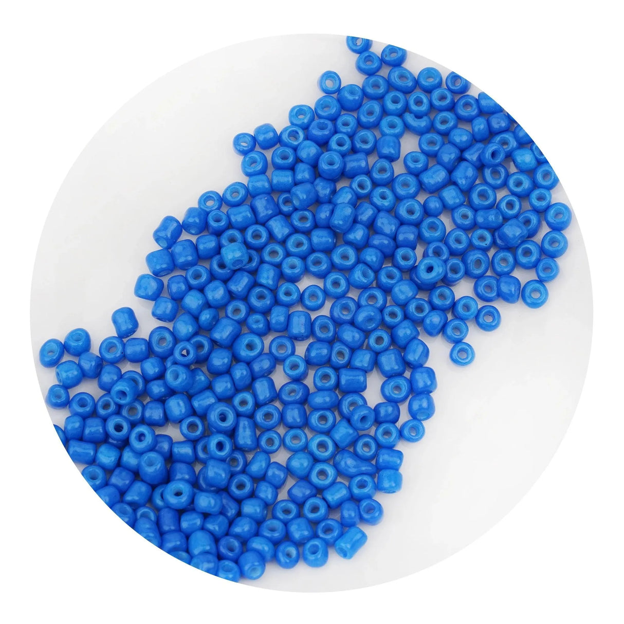 Glass Seed String Beads - Denim Blue (500 Beads - 2mm)