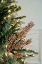 27” Glitter Mini Berry Grass Christmas Sprays - Champagne