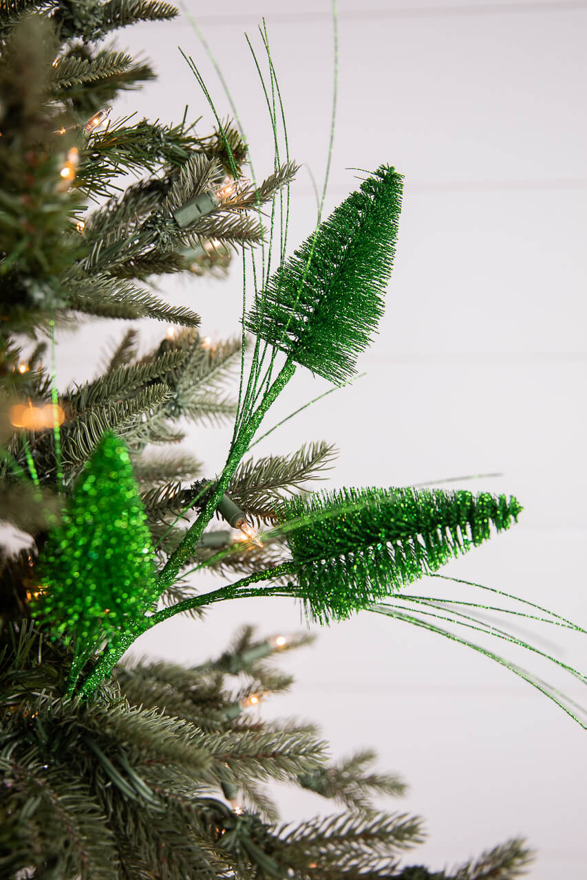 23” Glitter Tree Spray