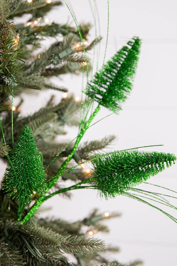23” Glitter Tree Spray