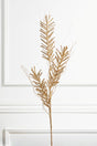 30” Champagne Glitter Sequin Pine Spray