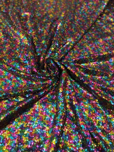1 Yard Glitz Sequin Fabric Sparkling Mesh Polyester for Costumes Events and Decorations