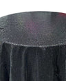 1 Yard Glitz Sequin Round Tablecloth 108 Inches Shiny Polyester Linen for Weddings and Events