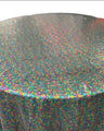 1 Yard Glitz Sequin Tablecloth 108 Inch Round Sparkling Polyester for Weddings and Events