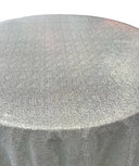 1 Yard Glitz Sequin Tablecloth 108 Inch Round Sparkling Polyester for Weddings and Events