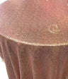 1 Yard Glitz Sequin Tablecloth 108 Inch Round Sparkling Polyester for Weddings and Events