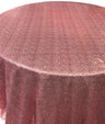 1 Yard Glitz Sequin Round Tablecloth 108 Inches Shiny Polyester Linen for Weddings and Events