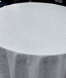 1 Yard Glitz Sequin Tablecloth 108 Inch Round Sparkling Polyester for Weddings and Events