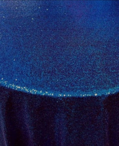 1 Yard Glitz Sequin Round Tablecloth 108 Inches Shiny Polyester Linen for Weddings and Events