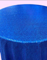 1 Yard Glitz Sequin Tablecloth 108 Inch Round Sparkling Polyester for Weddings and Events