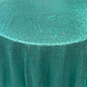 1 Yard Glitz Sequin Tablecloth Round 120 Inch Sparkling Polyester Linen for Weddings and Events